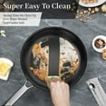 thumbnail image 2 of Innerwell 6Pcs Stainless Steel Nonstick Ceramic Frying Pan Set Skillet W/Glass Lid Kitchen Cooking Pan Set, 2 of 8