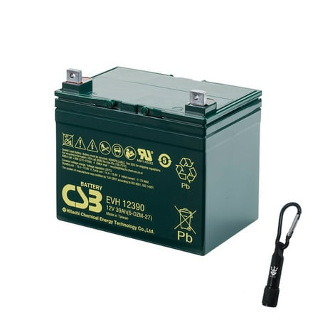Csb Evh12390 12 Volt 39 Amp Hour Sla Sealed Lead Acid Battery Csb Evh12390 12 Volt 39 Amp Hour Sla Sealed Lead Acid Battery Complimentary Neptune Led Flashlight