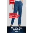 thumbnail image 5 of Woman Within Plus Size 7-Day Straight-Leg Elastic-Waist Denim Jean (Petite & Tall Available), 5 of 5
