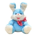 thumbnail image 4 of Animal de peluche con bunny de Pascua con orejas en movimiento. Fuerza de grabación de grabación de juguete de juguete de juguete de mascotas Azul, 4 of 10