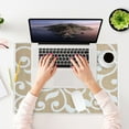thumbnail image 2 of Sussexhome Large Mouse Pad for Desk - Cotton Mousepad for Desktop, Table, Office Desk Pad - Thin, Light, Portable Laptop Mat for Computer Mice - Machine Washable, Non-Slip, Foldable - 18" x 24", 2 of 8