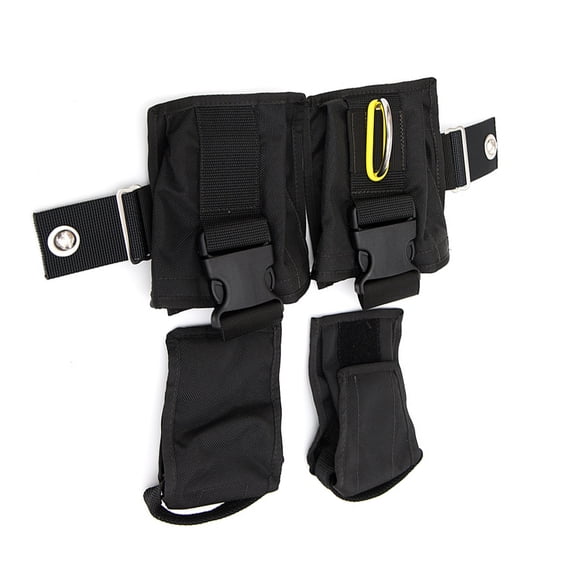 Soidarity Bolsas de peso para buceo, bolsa de relleno de plomo, accesorios subacuáticos profesionales ajustables, placa trasera, soporte de Deportes acuáticos