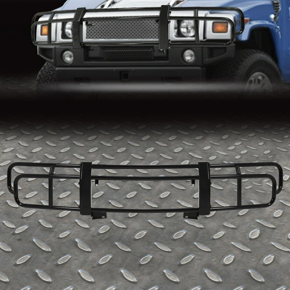 For Hummer H2 2003-2009 Heavy-Duty Steel Front Bumper Brush Grille Guard Frame