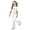 White, variant on Angala Valentine's Day Girls Casual Fashion Outfit Bow Short Sleeve Top And Long Pants Comfy Two Piece Playwear Cozy Stylish Children Outfit Set 9-10 Years