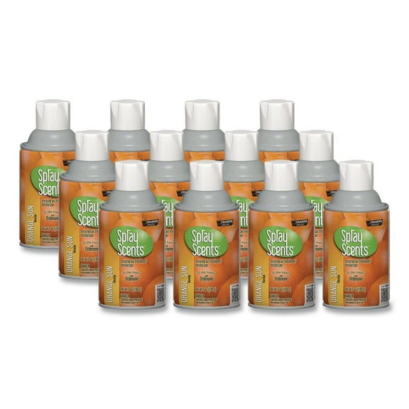 Champion Sprayon SPRAYScents Metered Air Freshener Refill Orange Sun 7oz Aerosol 12/Carton 5182