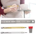 thumbnail image 1 of Tip Tungsten Carbide Tip Scriber Magnet Tool Etching Engraving Pen with 4 Replacement Marking Tips for Glass Ceramic, 1 of 7