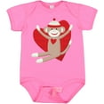 thumbnail image 3 of Inktastic Hug Sock Monkey Boys or Girls Baby Bodysuit, 3 of 5