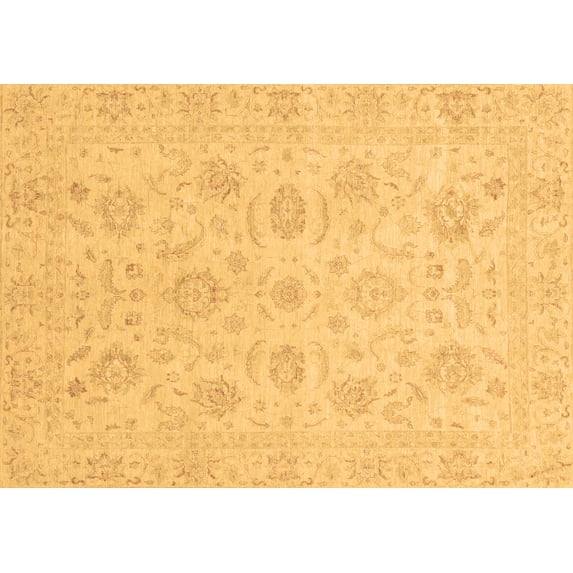 Ahgly Company Indoor Rectangle Oriental Brown Traditional Area Rugs, 4' x 6'