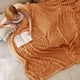 thumbnail image 5 of Manta Bedsure GentleSoft, forro polar de franela, tamaño king, naranja, 270 x 230 cm, 5 of 7