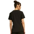 thumbnail image 3 of Tooniforms Women Scrubs Top V-Neck Print TF627, 3 of 7