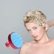 thumbnail image 2 of Cepillo para masaje de cuero cabelludo de silicona para usar durante Ehuebsd la ducha y el lavado del cabello spa adelgazante, 2 of 6