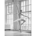 thumbnail image 2 of Haute Photo Collection 19x24 Black Ornate Wood Framed with Double Matting Museum Art Print Titled - Ballerina Rehearsing, 2 of 4