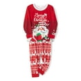 thumbnail image 3 of DuAnyozu Christmas Pajamas for Family, Deer Plaid Family Christmas PJS Matching Set Holiday Sleepwear for Adult Kids Baby, 3 of 10