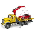 thumbnail image 3 of Bruder 02829 MACK Granite Tow-Truck w/ Bruder Roadster, 3 of 7