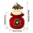 thumbnail image 3 of CuiLiyq Christmas Gift Bags with Drawstrings, Xmas 3D Reusable Goody Bags for Christmas Party Favor Wrapping Supplies Bulk (Santa Claus), 3 of 6