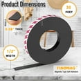 thumbnail image 5 of Magnetic Tape, Magnetic Strips with Adhesive Backing, 1 Roll 30 Feet Magnet Tape Perfect for Craft and DIY Projects, Whiteboards & Fridge (0.08" Thick 1/2" Wide), 5 of 6