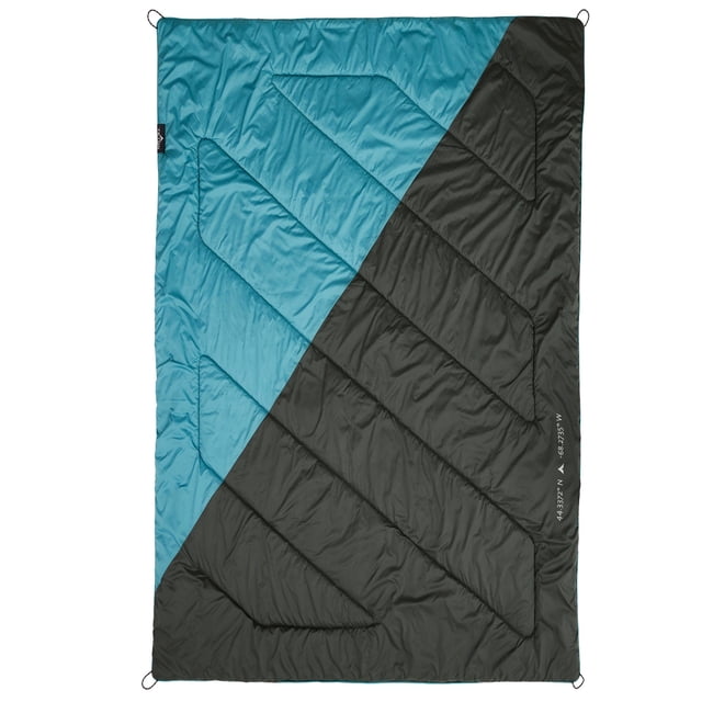 Manta de Camping / Colcha para Exteriores Acadia Mammoth Para Dos Personas - AZUL - TETON
