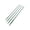 Green, variant on Lynono Pack of Professional Art Brushes Soft Nylon Hairs Fine Tip Round Flat Brush Head