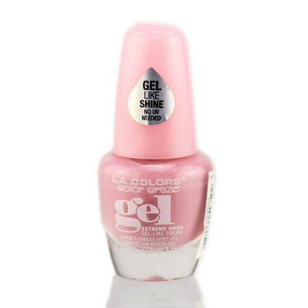 L.A. COLORS Gel-like Nail Polish, Giggle, 0.44 fl oz