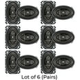 thumbnail image 3 of (Pack of 6) PIONEER TS-A4670F 4"" x6 4-Way Coaxial Speaker, Black(Pair), 3 of 6