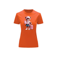 thumbnail image 1 of Playera Blusa De Osita Lista Para Viajar Fashion Moda Casual Ropa Para Mujer Color Anaranjado Talla Grande Marca Emil SaEs, 1 of 4