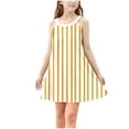 thumbnail image 2 of JUSLIO Dresses for Girls Camisole Dresses Tank Casual Sleeveless Dress Size 9 Y, 2 of 9
