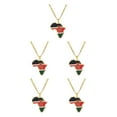 thumbnail image 3 of Baohd Collier de Déclaration à la Mode avec Africa Map Pendentif Léger Kenya 5Set, 3 of 6