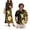 Polynesian Tribal Plumeria, variant on KUIFORTI Hawaii Matching Couple Outfits His and Hers Summer Outfits Yellow Hibiscus Lightweight Loose Swing Sundresses with Soft Fabric Round Neck Fit for Outdoor Picnic Yellow Hibiscus