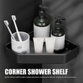 thumbnail image 5 of Corner Shower Shelf Punch Free Easy Installation Space Aluminium Rustproof Wall Mounted Corner Shower Shelf Corner Bathroom Shelf, 5 of 5