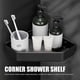 thumbnail image 5 of Corner Shower Shelf Punch Free Easy Installation Space Aluminium Rustproof Wall Mounted Corner Shower Shelf Corner Bathroom Shelf, 5 of 5