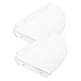 thumbnail image 2 of 2Pcs Acrylic Corner Shelf Floating Wall Storage Display Speaker Organizer Bedroom Kitchen Holder,Clear, 2 of 10