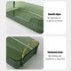 thumbnail image 5 of Caja de Almacenamiento de Plástico Transparente con Asas - 30 X 17 X 11,5 Cm. Organizador de Baño para Cosméticos, Juguetes y Objetos Pequeños. Se Puede Colocar Debajo Del Lavabo, Sobre La Encimera o, 5 of 6