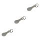 thumbnail image 3 of Eigraketly 2 Pieces Metal Shopping Trolley Removable with Opener Key Smooth Cart Coin Keyring Accessories Reusable Token Replacement Type1 NO1, 3 of 6