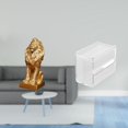thumbnail image 2 of Figura de león,Estante con estatua de león para escritorio,oficina,decoración del hogar,estuche de pañuelos,Caja de almacenamiento de papel higiénico de pared,Toallero de papel higiénico, 2 of 8