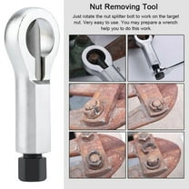 Manual Nut Splitter Tool for Rusted Nuts Removal, Heavy Duty Nut Cracker Extractor Breaker, Nut and Cap Separator for Mechanics DIY Auto Repair(A)