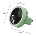 thumbnail image 3 of Latrodar Portable USB Desk Fan, Small Wall Mounted Fan Elaborately Made ravel/Camping/Office Green 6.32x5.68 Inch Home Essentials, 3 of 5