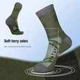 thumbnail image 6 of LITERRA Mens 6 Pairs Crew Hiking Socks Athletic Cushion Outdoor Sock for Men, 6 of 6