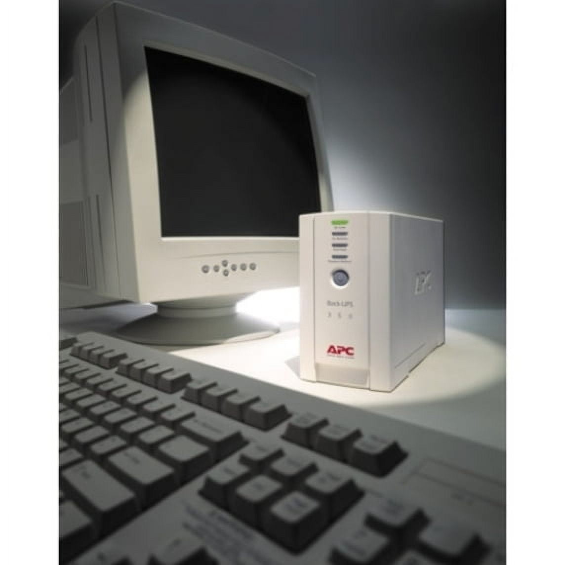 APC BK350EI 230V 350VA 210W Stepped Sine Wave UPS - Beige