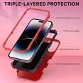thumbnail image 4 of Funda MYBAT Tuff para iPhone 14 PRO MAX Roja, 4 of 8