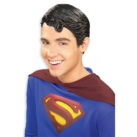 Morris Costumes Mens Superman Adult Halloween Vinyl Wig Accessory