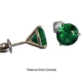 thumbnail image 3 of Pendientes vintage Minnieouse para mujer Verde 6mm, 3 of 6