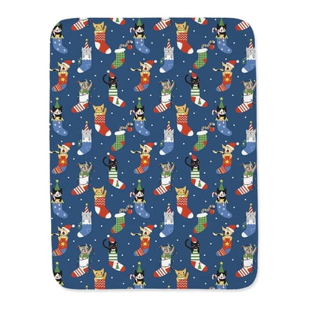 Cats In Christmas Socks Blanket -Image by Shutterstock,
