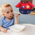 thumbnail image 4 of Xihbxyly Babero Antimanchas Sprout Baby, Diseño de Manga Larga con Recogedor de Comida, Tejido de Poliéster Fácil de Limpiar, Ideal para Comer y Actividades Al Aire Libre, Lavable a Máquina, Talla Ún, 4 of 4