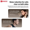 thumbnail image 3 of MINISO MS105 Wireless Bluetooth Earbuds, Mini In-Ear Headphones, Waterproof, Short Handle Design, for Work, Sports and Sleep, Black, 3 of 10