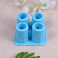 thumbnail image 4 of Eease 4 Cup Round Shot Glass Silicone Mold - Summer Ice Mould (Blue), 4 of 7