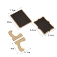 thumbnail image 5 of AirSMall 20 Pcs Mini Chalkboard Signs Wooden Plants Marker Labels Wood Blackboard Signs for Shop Cafe Garden Flowers Plants Tag Decor, 5 of 5