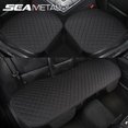 thumbnail image 2 of Funda de lino para asiento de coche SEAMETAL, cojín de lino transpirable de calidad para asiento de coche, almohadilla protectora antirayaduras para silla, universal para sedán y todoterreno, 2 of 5