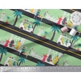 thumbnail image 2 of Soimoi Green Cotton Voile Fabric Women & Accessories Fashion Fabric Prints By Yard 42 Inch Wide, 2 of 3