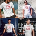thumbnail image 3 of Greenyef Graphics I Paused My Game to Be Here Gamer Gift Funny Tee Men's T-Shirt Style-31 (White & Red, Large), 3 of 6