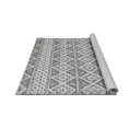 thumbnail image 3 of Handcraft Rugs HR Indoor/Outdoor Rugs Striped Pattern Gray Outdoor Carpet-Lasts Long Under Sunlight-Grey Ivory Boho - 7.9 x 10, 3 of 5